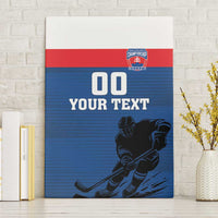 Custom Slovakia Hockey Canvas Wall Art Go Nasi Chlapci