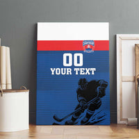 Custom Slovakia Hockey Canvas Wall Art Go Nasi Chlapci