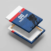 Custom Slovakia Hockey Canvas Wall Art Go Nasi Chlapci