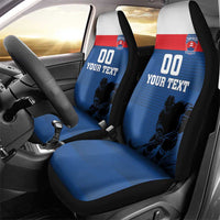Custom Slovakia Hockey Car Seat Cover Go Nasi Chlapci