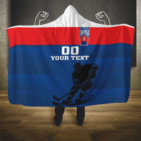 Custom Slovakia Hockey Hooded Blanket Go Nasi Chlapci