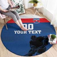Custom Slovakia Hockey Round Carpet Go Nasi Chlapci