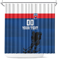Custom Slovakia Hockey Shower Curtain Go Nasi Chlapci