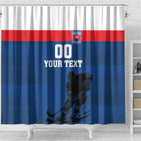 Custom Slovakia Hockey Shower Curtain Go Nasi Chlapci