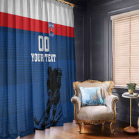 Custom Slovakia Hockey Window Curtain Go Nasi Chlapci