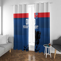 Custom Slovakia Hockey Window Curtain Go Nasi Chlapci