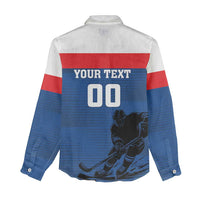 Custom Slovakia Hockey Women Casual Shirt Go Nasi Chlapci