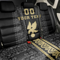 Custom Mexico Football Back Car Seat Cover El Tri Aztec Pattern Back Version