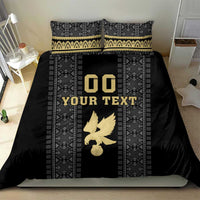 Custom Mexico Football Bedding Set El Tri Aztec Pattern Back Version