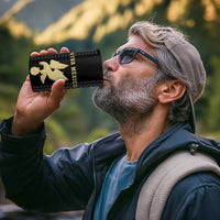 Custom Mexico Football 4 in 1 Can Cooler Tumbler El Tri Aztec Pattern Back Version