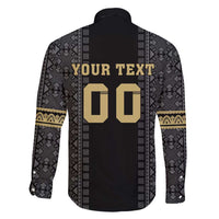 Custom Mexico Football Family Matching Puletasi and Hawaiian Shirt El Tri Aztec Pattern Back Version