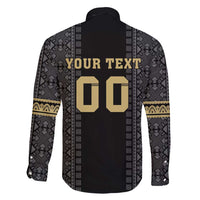 Custom Mexico Football Family Matching Short Sleeve Bodycon Dress and Hawaiian Shirt El Tri Aztec Pattern Back Version