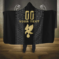 Custom Mexico Football Hooded Blanket El Tri Aztec Pattern Back Version