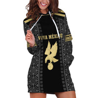 Custom Mexico Football Hoodie Dress El Tri Aztec Pattern Back Version