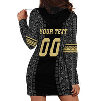 Custom Mexico Football Hoodie Dress El Tri Aztec Pattern Back Version