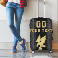 Custom Mexico Football Luggage Cover El Tri Aztec Pattern Back Version