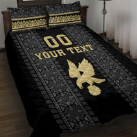 Custom Mexico Football Quilt Bed Set El Tri Aztec Pattern Back Version
