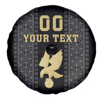 Custom Mexico Football Spare Tire Cover El Tri Aztec Pattern Back Version