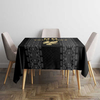 Custom Mexico Football Tablecloth El Tri Aztec Pattern Back Version