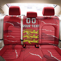 Custom Bailiwick of Jersey Back Car Seat Cover Sporty Style