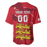Custom Bailiwick of Jersey Baseball Jersey Sporty Style