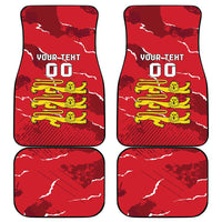 Custom Bailiwick of Jersey Car Mats Sporty Style