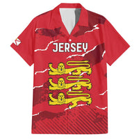 Custom Bailiwick of Jersey Family Matching Puletasi and Hawaiian Shirt Sporty Style