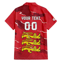 Custom Bailiwick of Jersey Family Matching Puletasi and Hawaiian Shirt Sporty Style