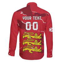 Custom Bailiwick of Jersey Family Matching Short Sleeve Bodycon Dress and Hawaiian Shirt Sporty Style