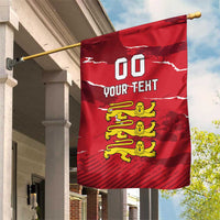 Custom Bailiwick of Jersey Garden Flag Sporty Style