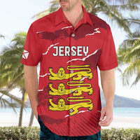 Custom Bailiwick of Jersey Hawaiian Shirt Sporty Style