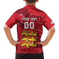 Custom Bailiwick of Jersey Hawaiian Shirt Sporty Style