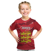 Custom Bailiwick of Jersey Kid T Shirt Sporty Style