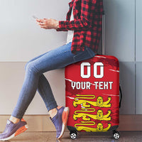 Custom Bailiwick of Jersey Luggage Cover Sporty Style