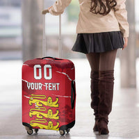 Custom Bailiwick of Jersey Luggage Cover Sporty Style