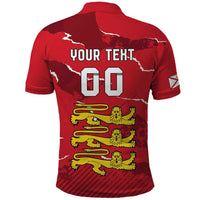 Custom Bailiwick of Jersey Polo Shirt Sporty Style