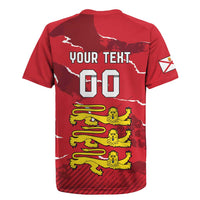 Custom Bailiwick of Jersey Rugby Jersey Sporty Style