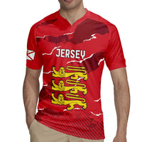 Custom Bailiwick of Jersey Rugby Jersey Sporty Style