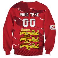 Custom Bailiwick of Jersey Sweatshirt Sporty Style