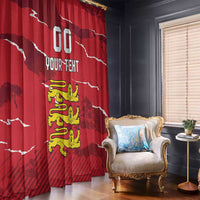 Custom Bailiwick of Jersey Window Curtain Sporty Style