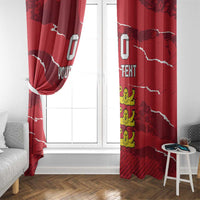 Custom Bailiwick of Jersey Window Curtain Sporty Style