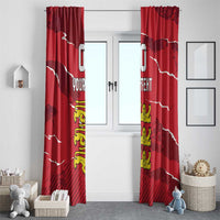 Custom Bailiwick of Jersey Window Curtain Sporty Style
