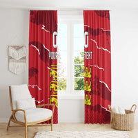 Custom Bailiwick of Jersey Window Curtain Sporty Style