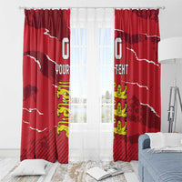 Custom Bailiwick of Jersey Window Curtain Sporty Style