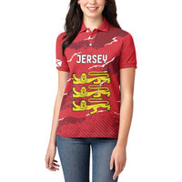 Custom Bailiwick of Jersey Women Polo Shirt Sporty Style