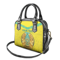 Personalized Kazakhstan Emblem Shoulder Handbag Kazakh Pattern