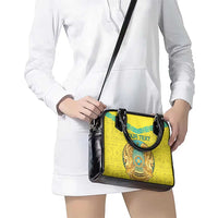 Personalized Kazakhstan Emblem Shoulder Handbag Kazakh Pattern