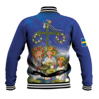 Swedish Glad Midsommar Baseball Jacket Hade du en bra Midsommar