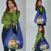 Swedish Glad Midsommar Grocery Bag Hade du en bra Midsommar