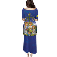 Swedish Glad Midsommar Puletasi Hade du en bra Midsommar